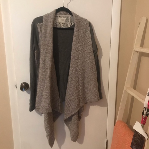 Anthropologie Sweaters - Anthropologie Grey Cardigan Sweater. Size large.